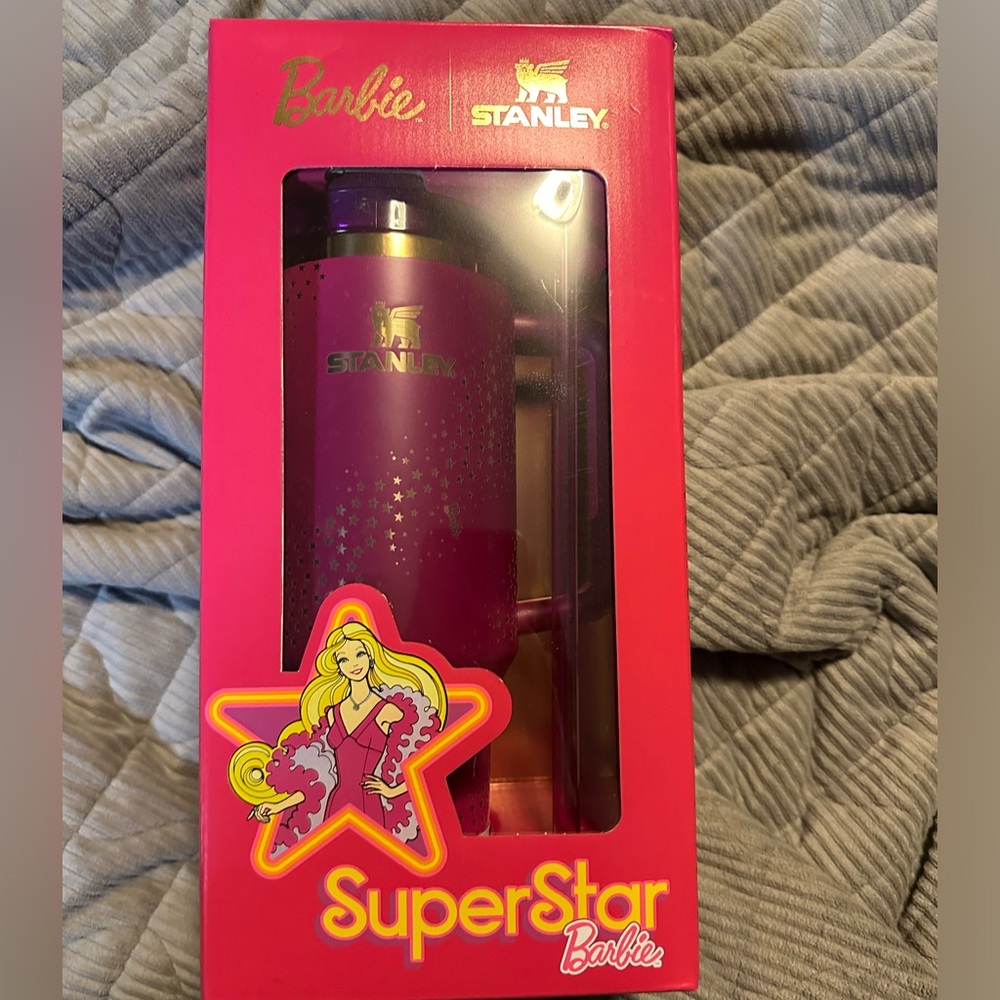 New in box Barbie Stanley.